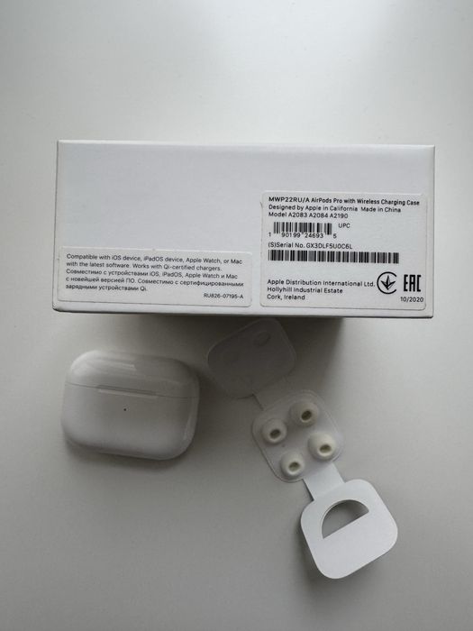AirPods Pro MWP22/ru (моделі A2083 A2084 A2190) - з коробкою