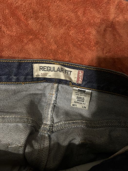 Levis 505 сині | заміри  W31 L34