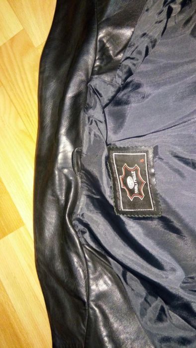 Пиджак кожа плотная