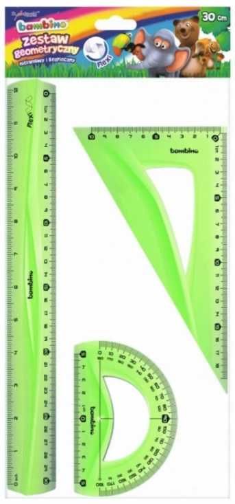 BAMBINO zestaw geometryczny 3 EL. FLEXI 30 CM