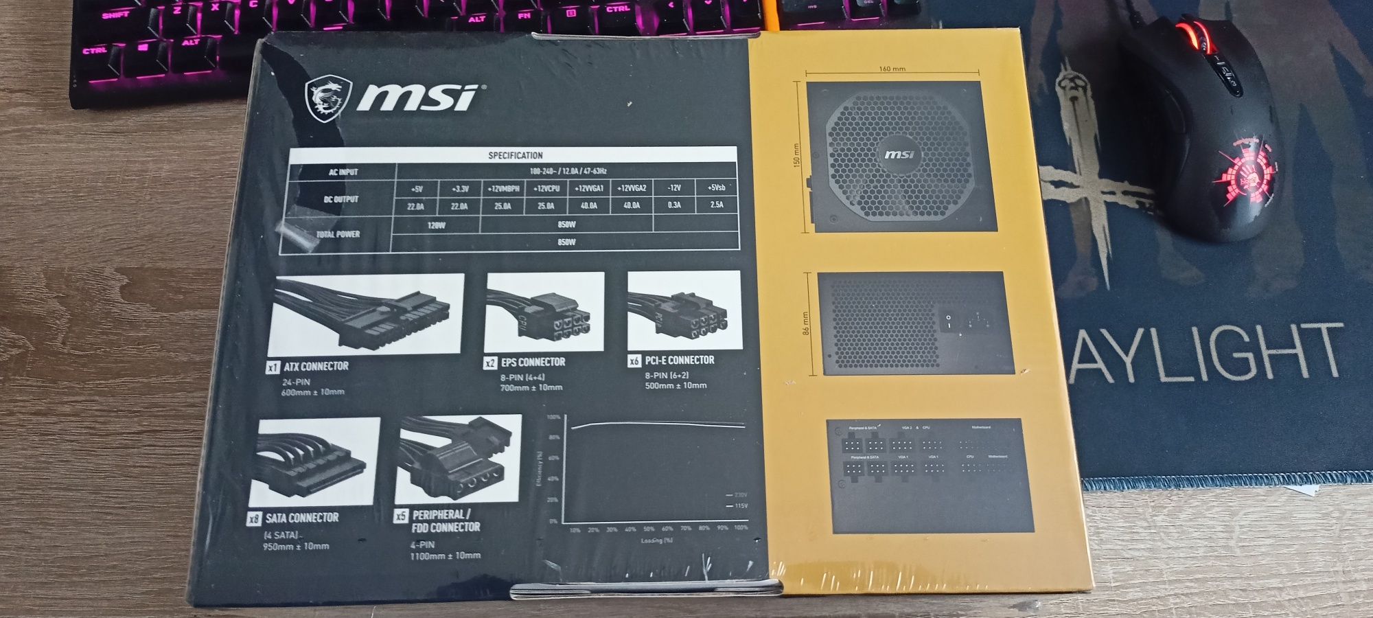 MSI MPG A850GF 850W 80 Plus Gold