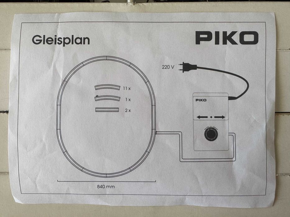 kolejka elektryczna PIKO - HO 1:87
