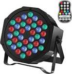 UKING ZQ-B347 LED Par z wbudowanym akumulatorem  RGB Pilot DMX 36x1w