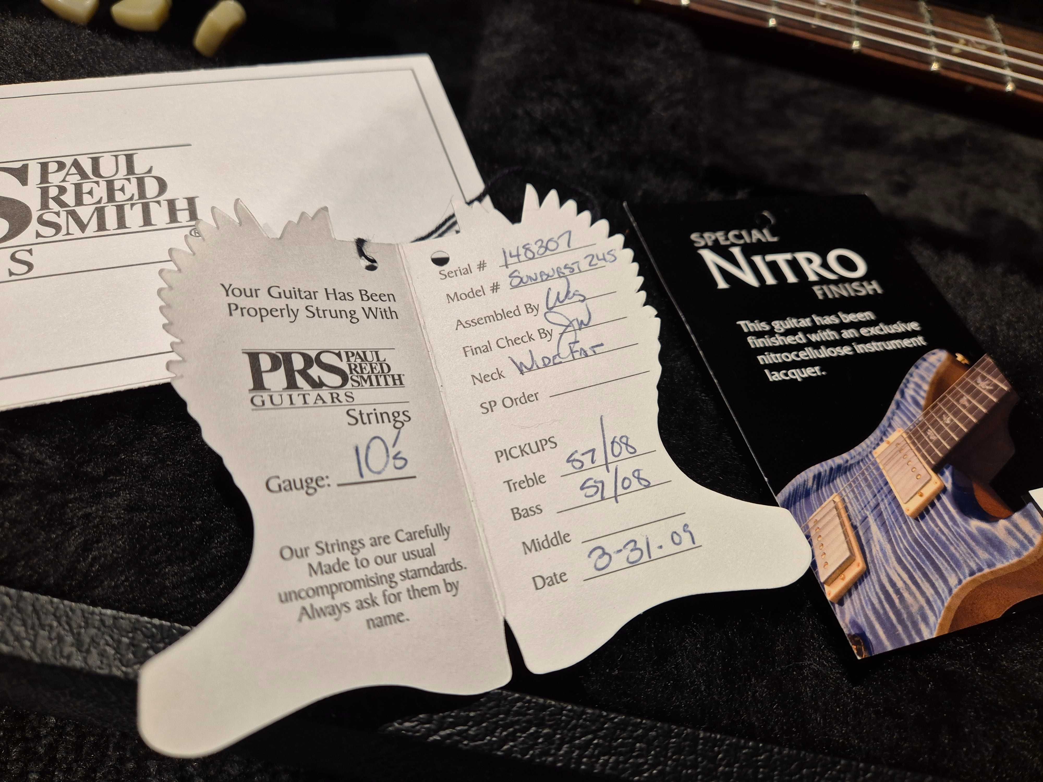 PRS Singlecut SC 245 made in USA - 3,4 kg
