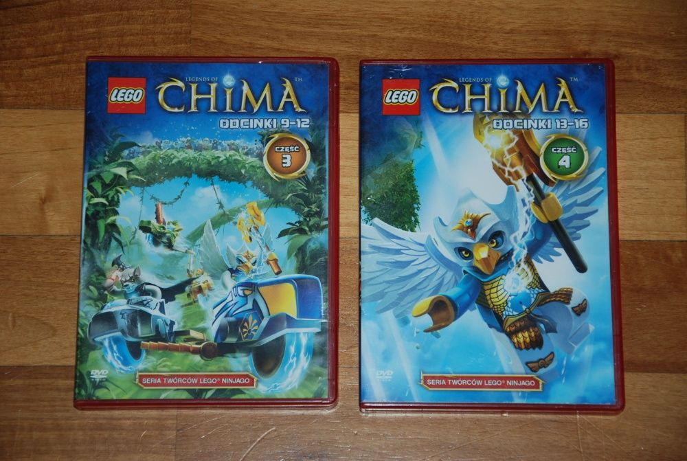 Bajki DVD "Legendy Chima" odcinki 9-12 i 13-16