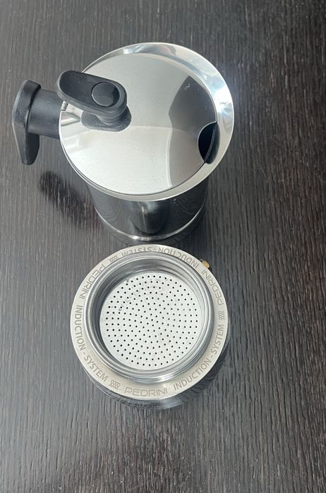 NOWA Kawiarka 4 x 50 ml Pedrini - Steel Moka KA-PED-4