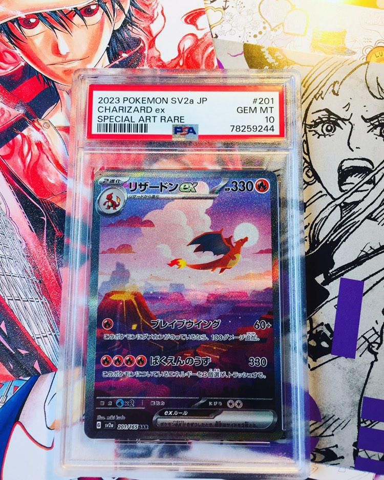 Karta Pokemon Charizard PSA10 Tinglu