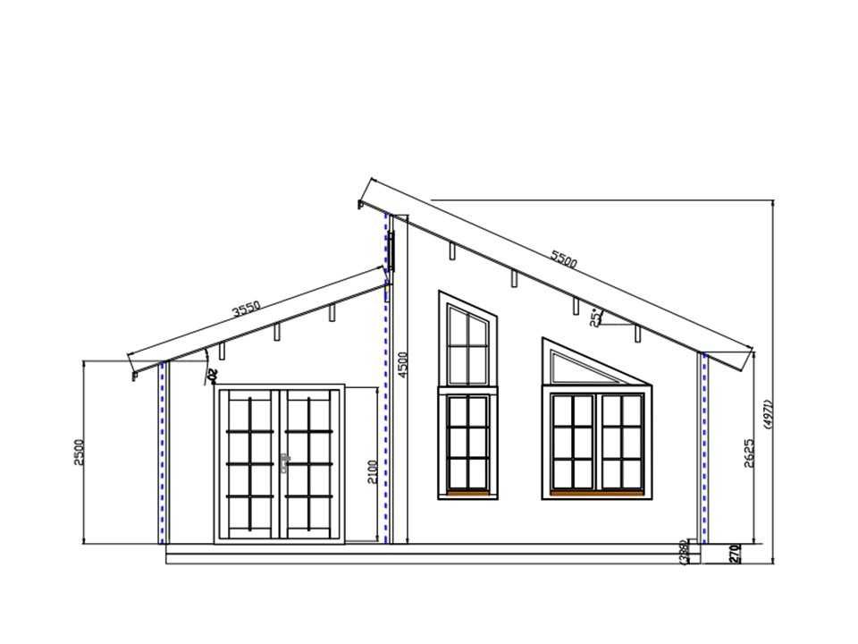 Casa de Madeira T.4 Bungalow Pré-Fabricada