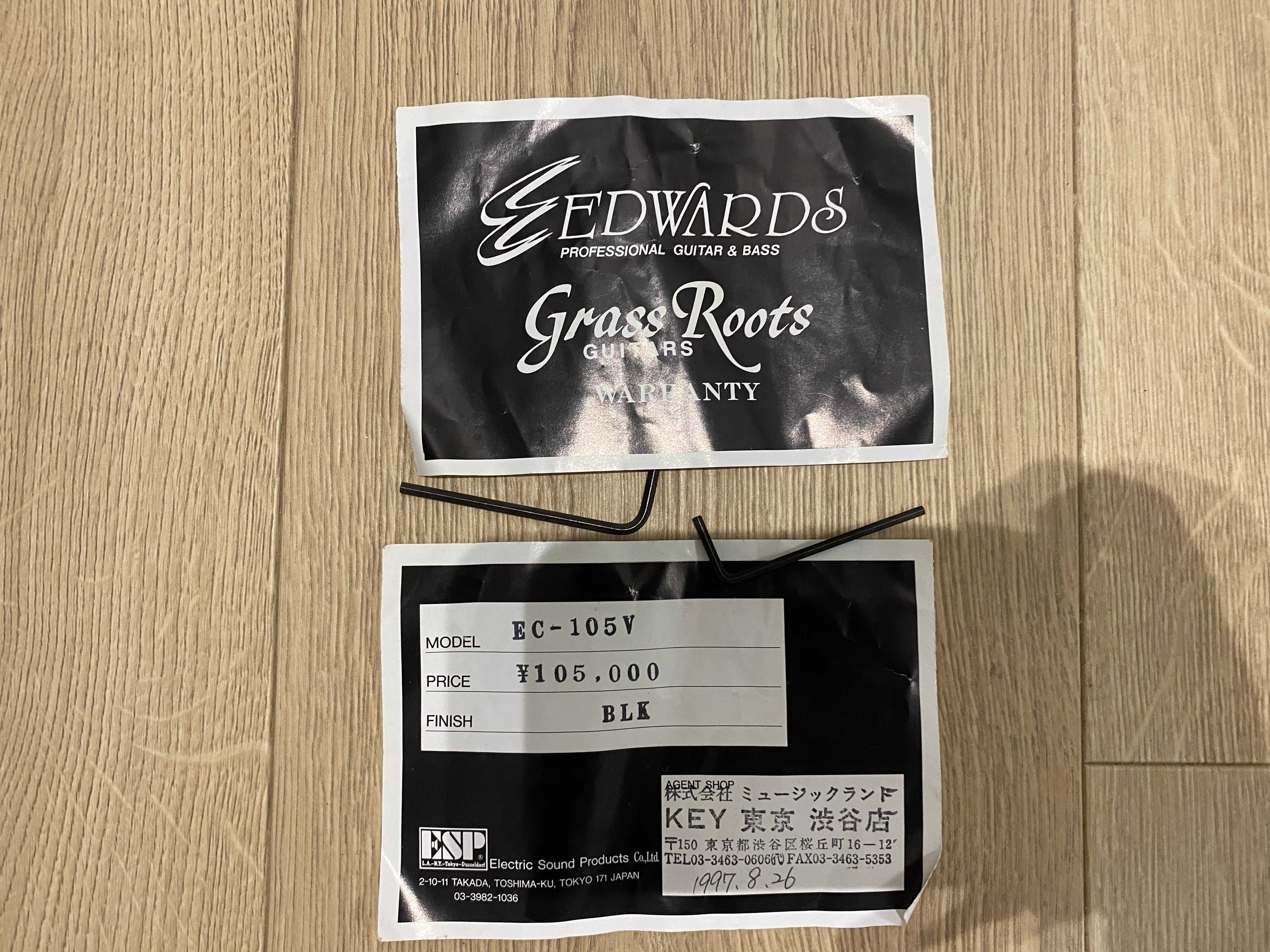 Gitara elektryczna ESP EDWARDS PENICILLIN EC-105V  Flying V