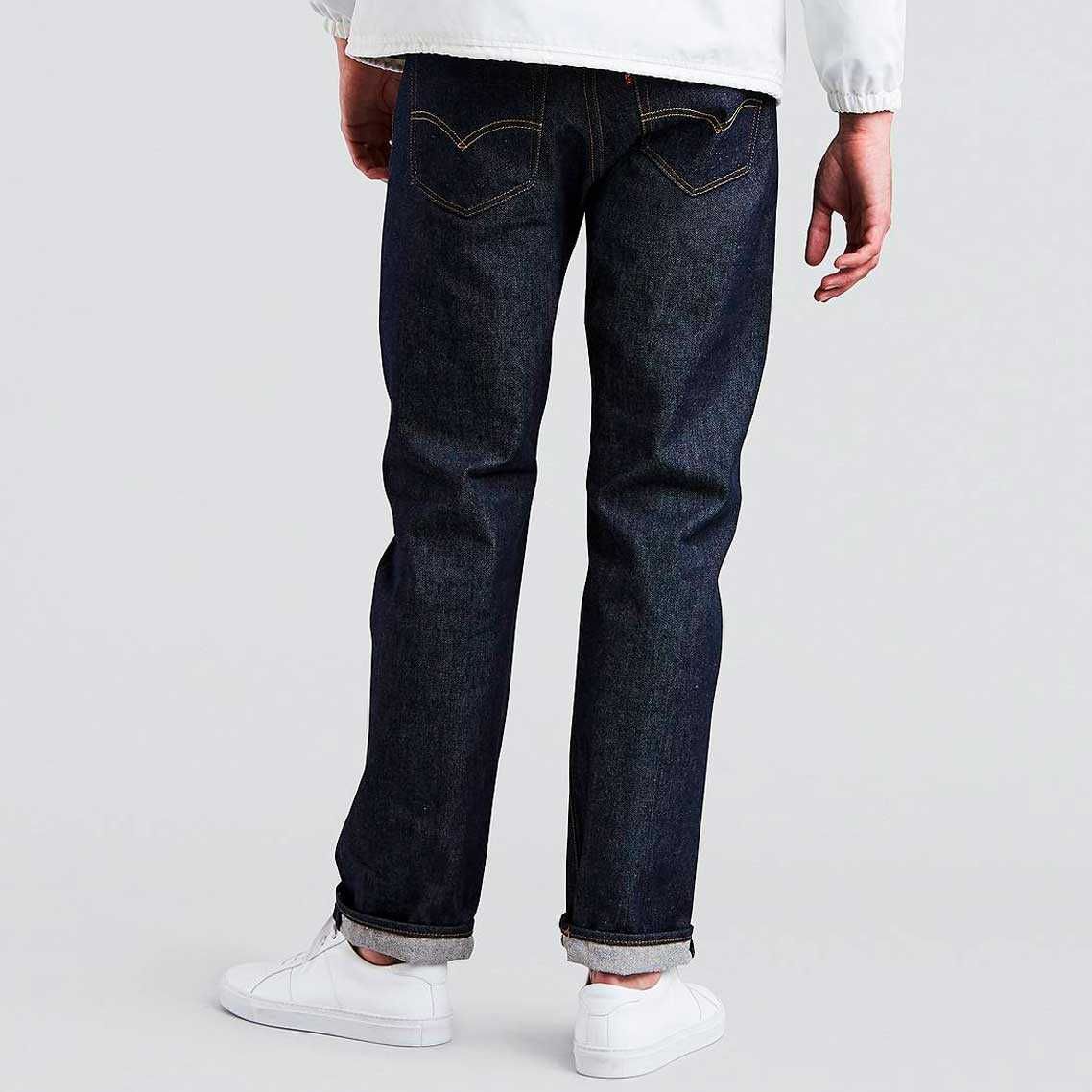 Мужские джинсы Levis 501 Original Shrink-to-Fit 005010000 сырой деним