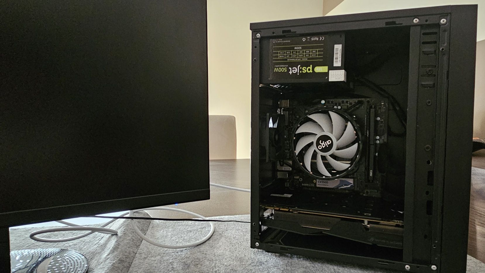 PC Gaming Amd r7/32gb ram/ Asus Nvidia 8Gb. como nova