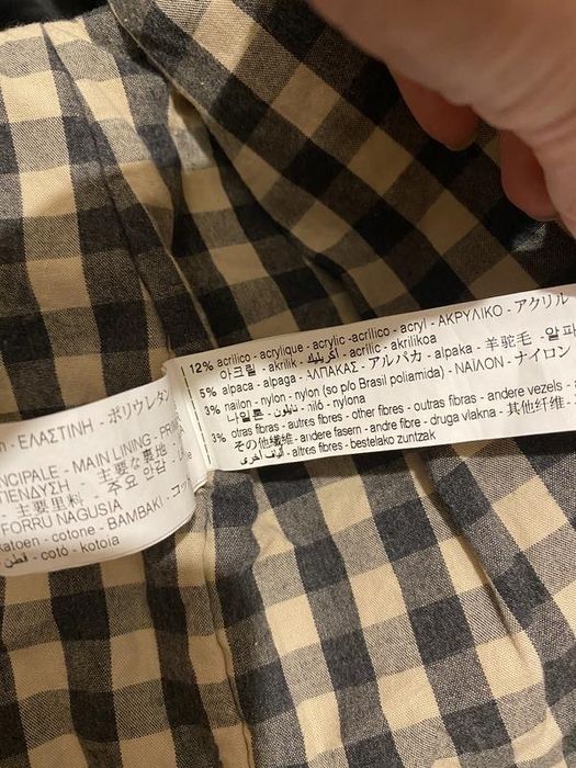 Тепле стильне пальто дівчинці фірми zara із шерстю альпака