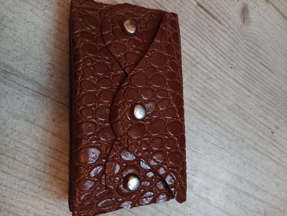 Portfel Brąz Skóra