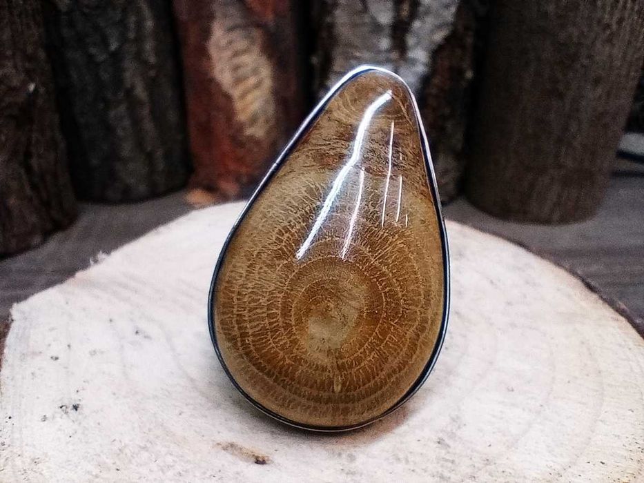 pierścionek drewniany rękodzieło artystyczne handmade