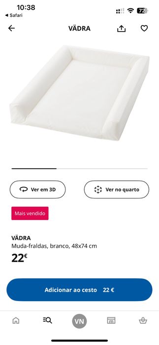 Trocador mais muda fraldas ikea