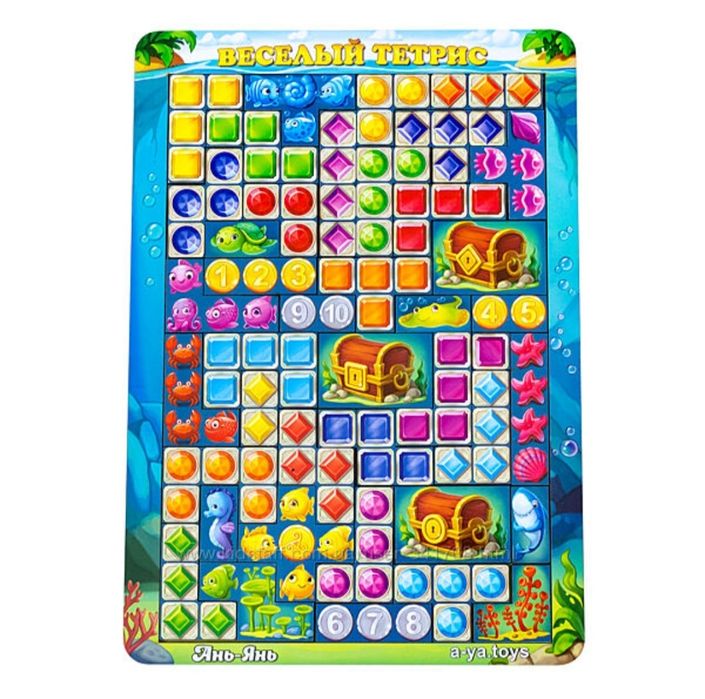 Sale! Ubee. Дерев'яний пазл, тетріс, 4+