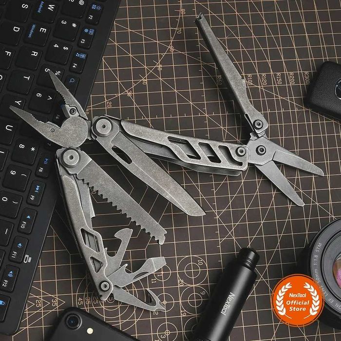 Мультитул Xiaomi NexTool Flagship Pro (NE20240) c фиксатором лезвия