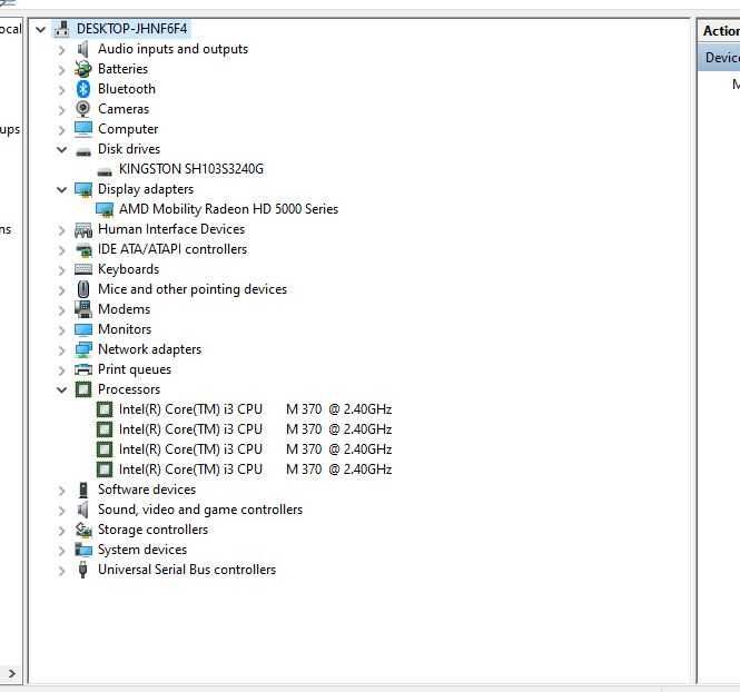 Ноутбук HP 4520s (CPU-i3-2.4GHz/RAM-6Gb/SSD-240GB)
