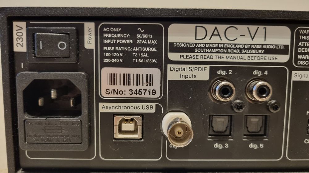 Naim DAC-V1 przetwornik cyfrowo-analogowy, przedwzmacniacz
