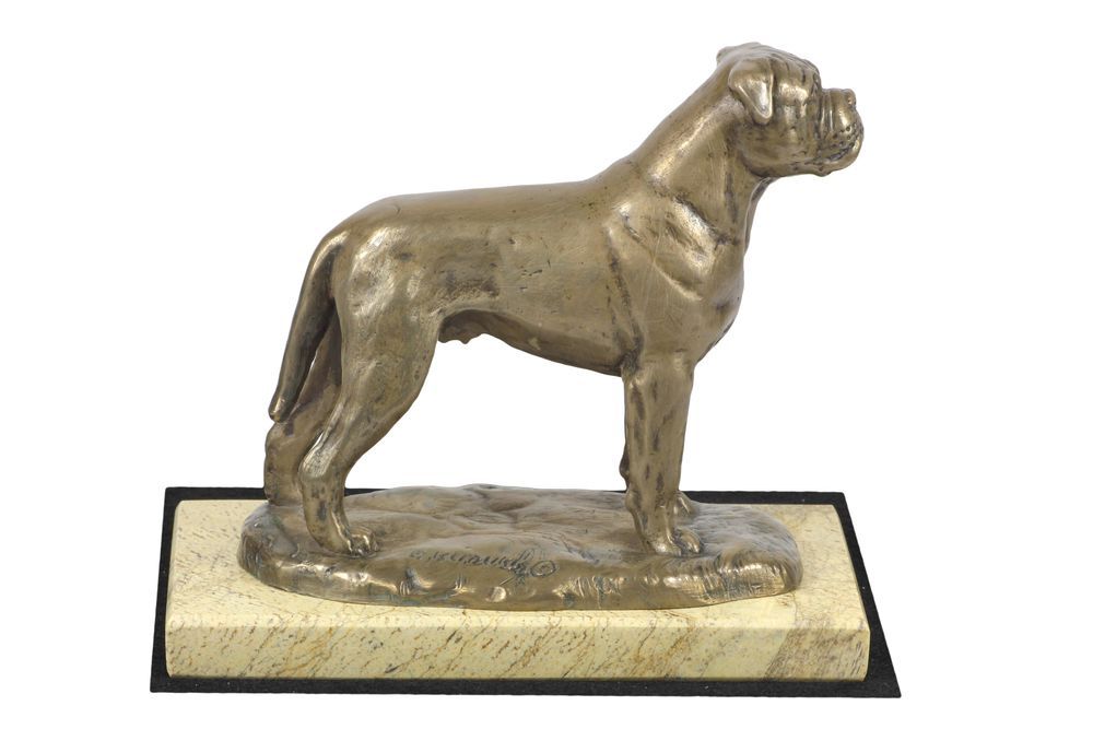 Bullmastiff statuetka na piaskowym kamieniu Art-Dog
