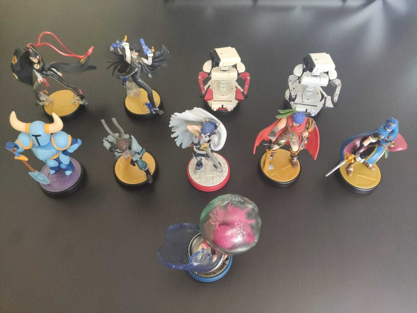 Amiibos Bayonetta, Metroid, Super Smash Bros