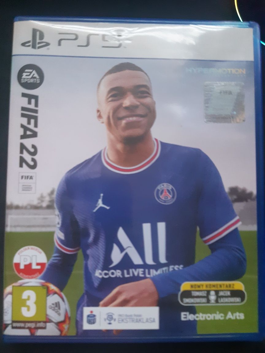 Fifa 22 na konsole playstation 5