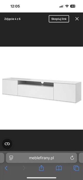 Szafka rtv masimo wisząca