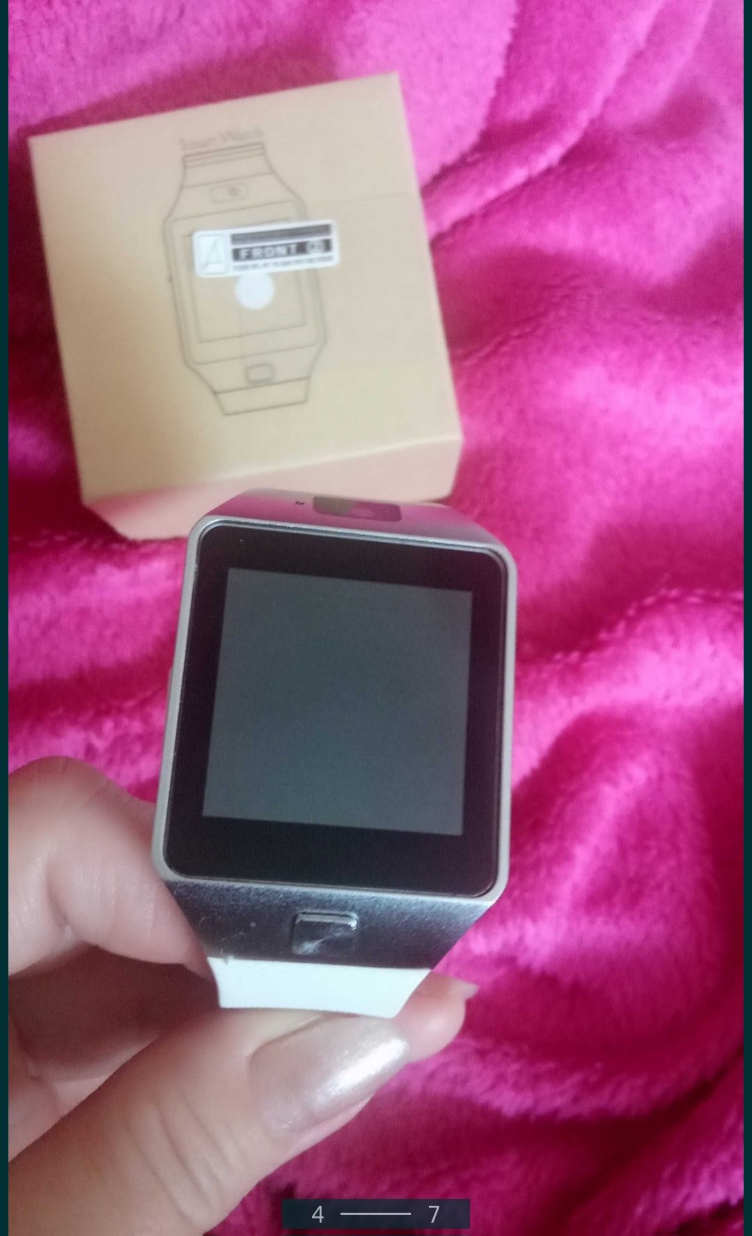 Mikołaj-smartwatch z funkcją dzwonienia i aparatem duży wygodny wyswie