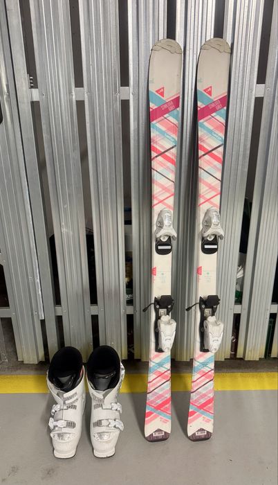 Zestaw narty 130 cm i buty skorupa 270 mm