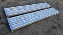 Najazdy aluminiowe PROFESSIONAL 2000x450x90mm mocowanie dolne 12 ton