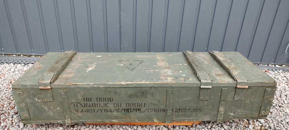 Skrzynia wojskowa drewniana Pancer 1