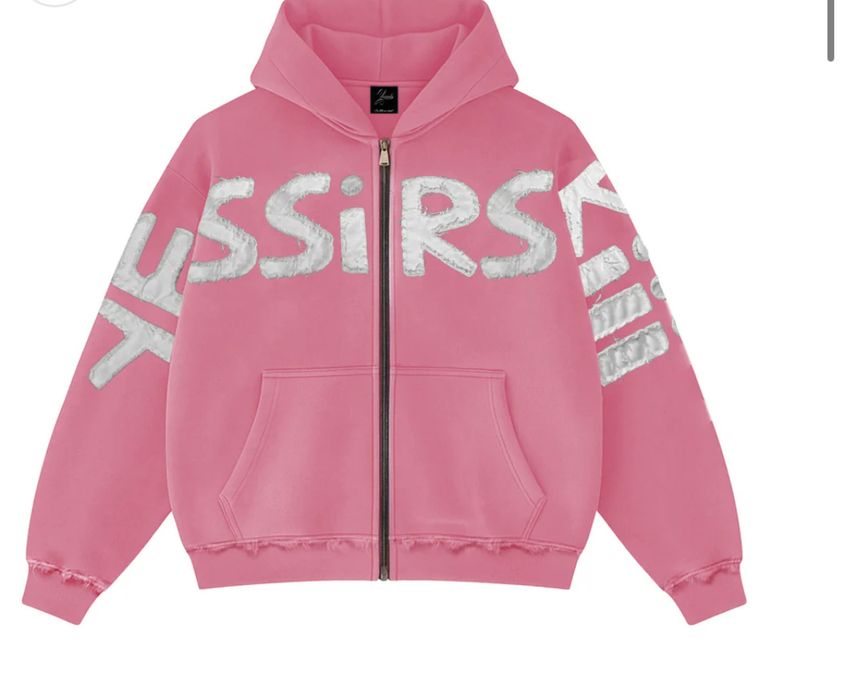 Yessirskiii pink zip hoodie L