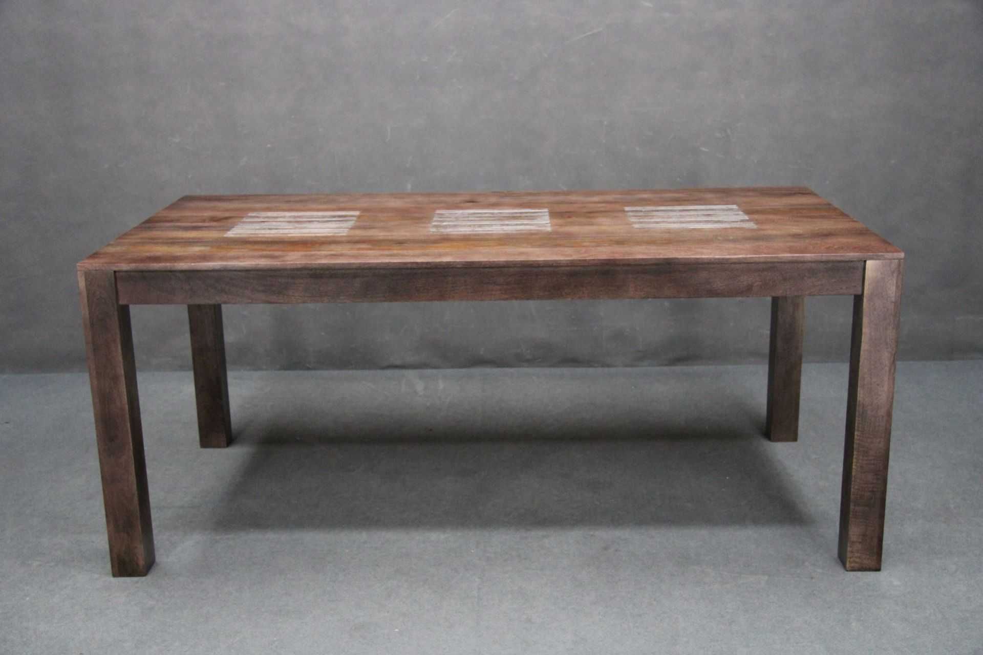 STÓŁ LAKIEROWANY 180x90 cm Drewniany z mango -70%! BGM24.pl B 7350