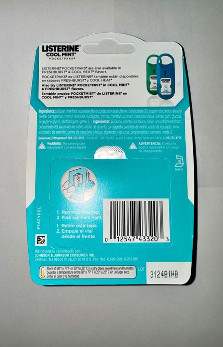 Listerine listki odświeżające usta oryginalne z USA