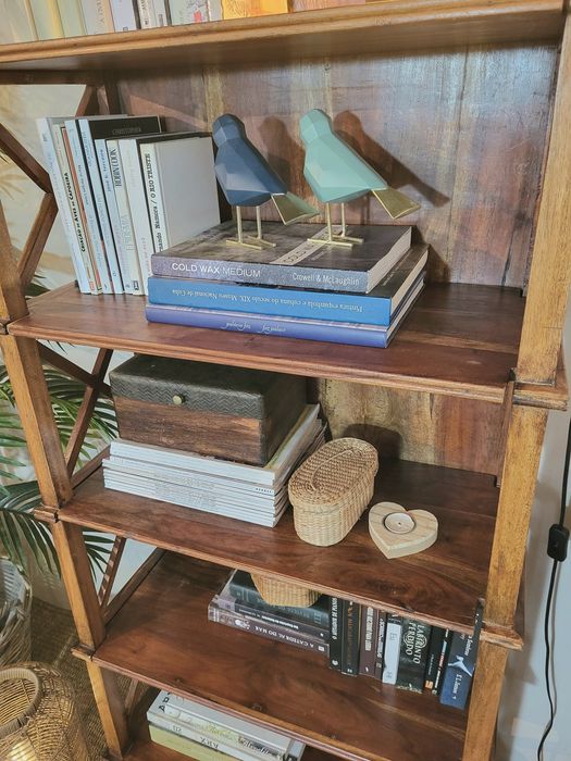 estante, livreiro, prateleiras, oriental, Arboretto, rustico