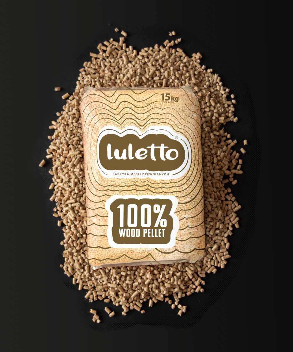 PELLET Luletto najwyższa jakość 100% sosna Najlepszy z najlepszych