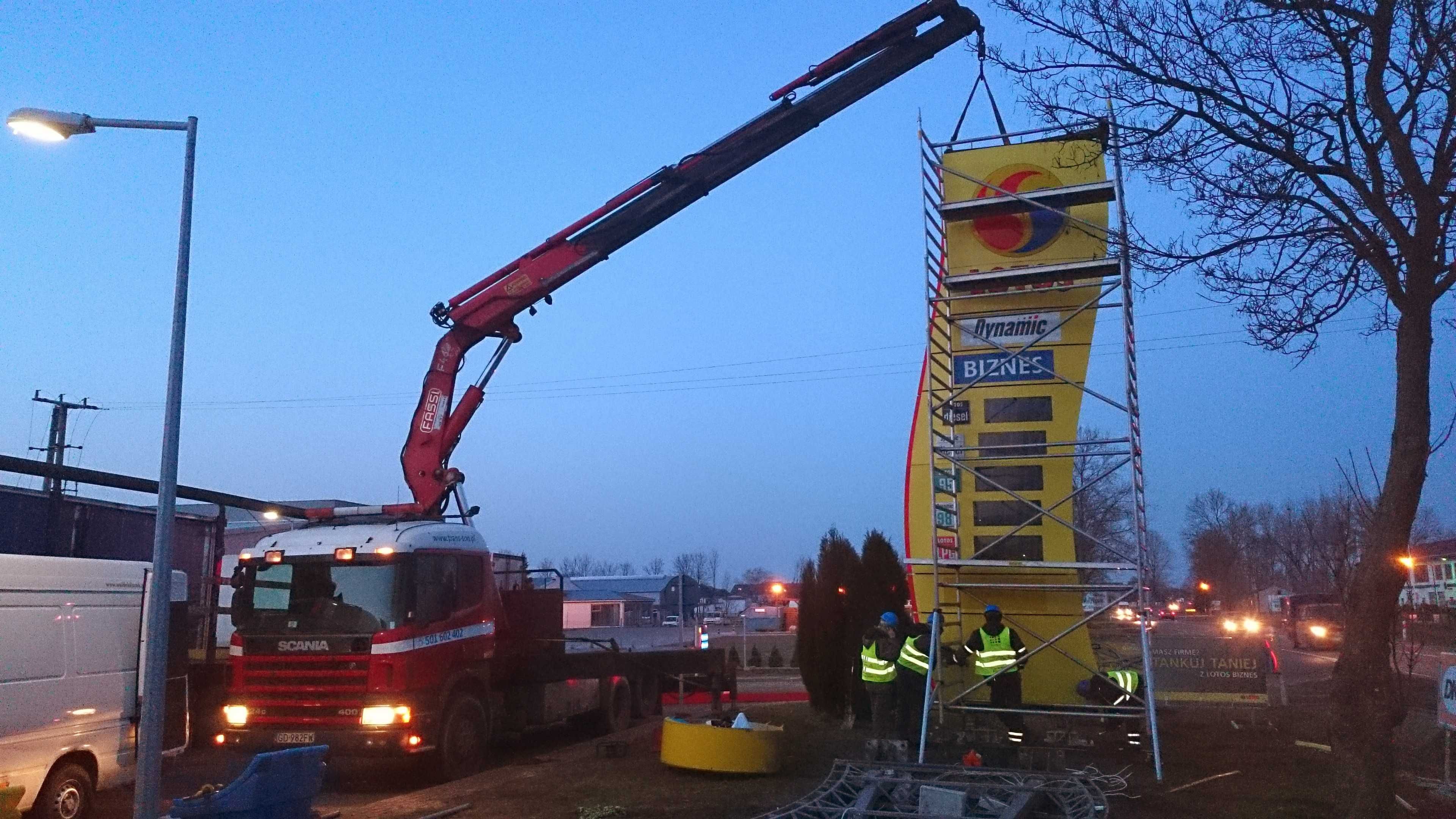 HDS usługi dźwigowe i transportowe Gdańsk, Sopot, Gdynia