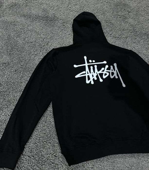 Худі Stussy / Чорне худі Стусі унісекс / Худи Стуси