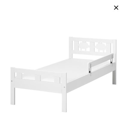 Łożko dziecięce IKEA 70x160 + materac