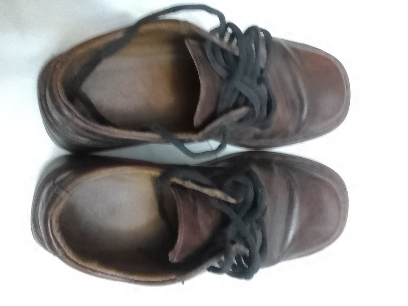 Мужские кожаные коричневые туфли 41 р  недорого
