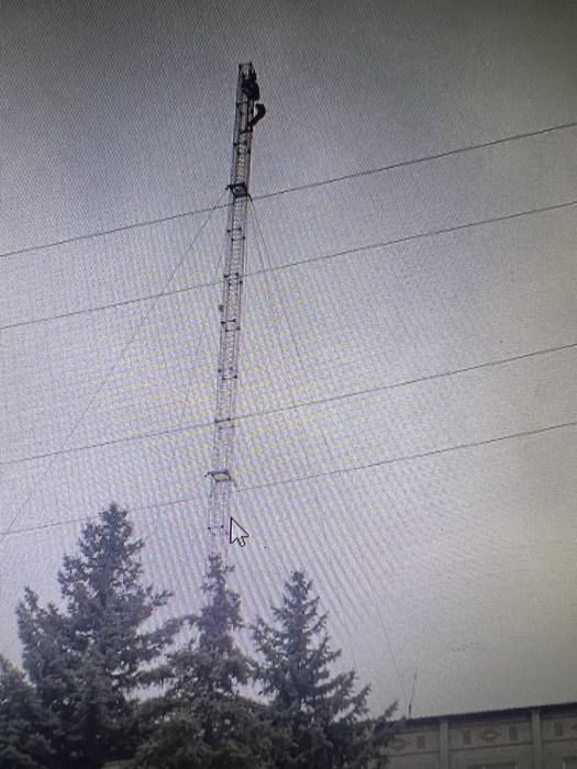 Мачта секционная 54 метра, можно ставить на крыше + комплектующие