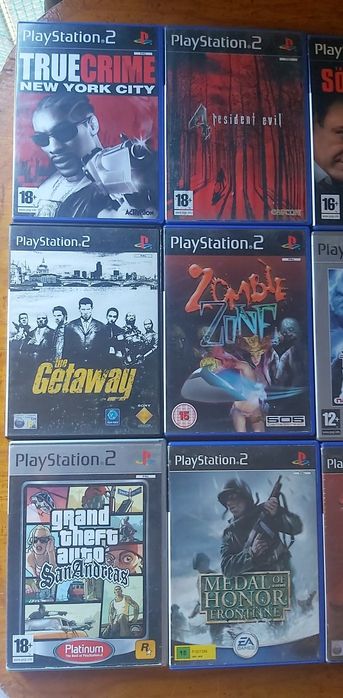 Ps2 vários jogos.