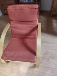Fotel używany kolor bordo