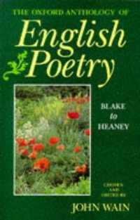 po angielsku: The Oxford Anthology of English Poetry Blake to Heaney