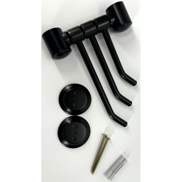 Wieszak potrójny ANDEX Classic 010NG czarny