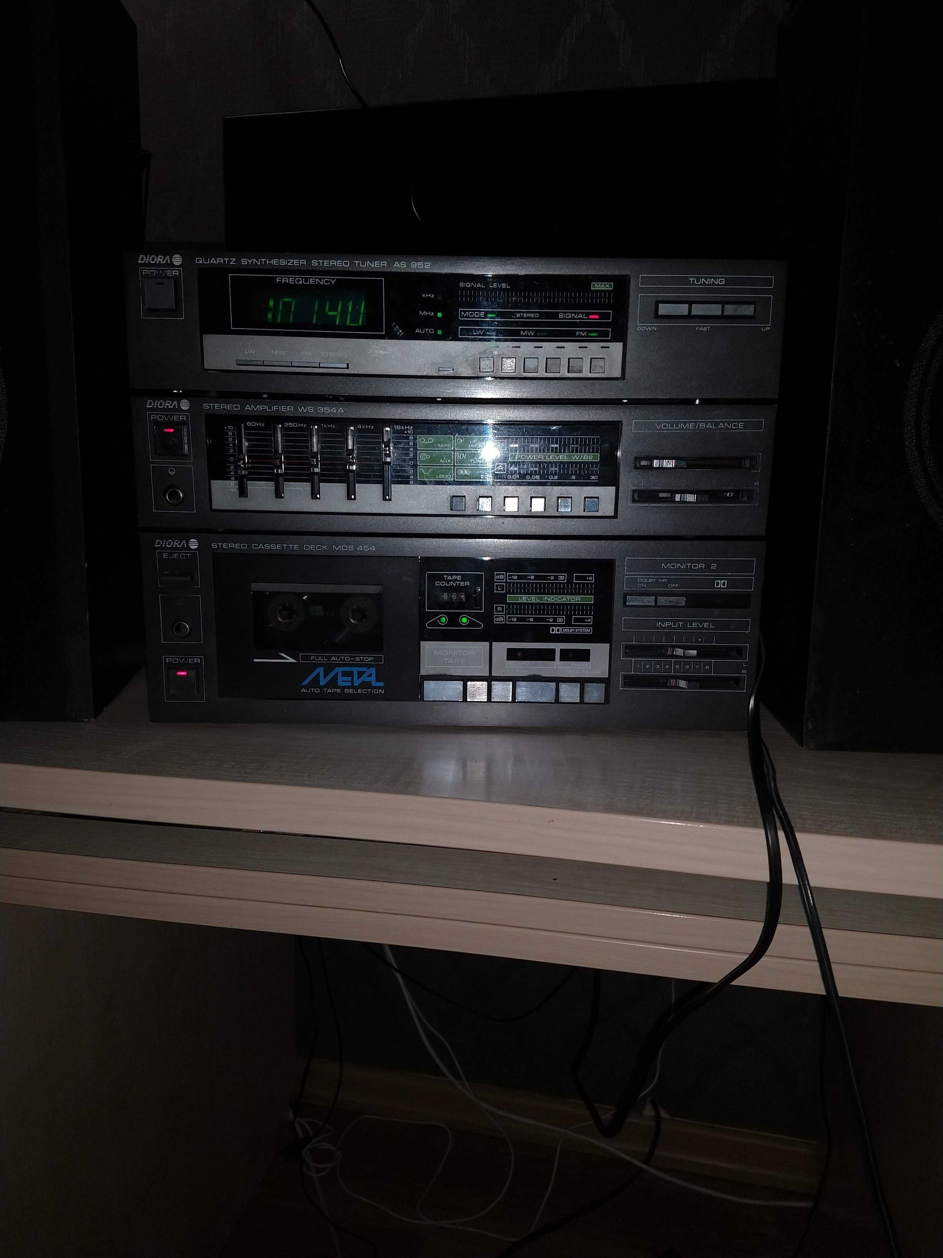 Wieża MIDI diora plus kasety