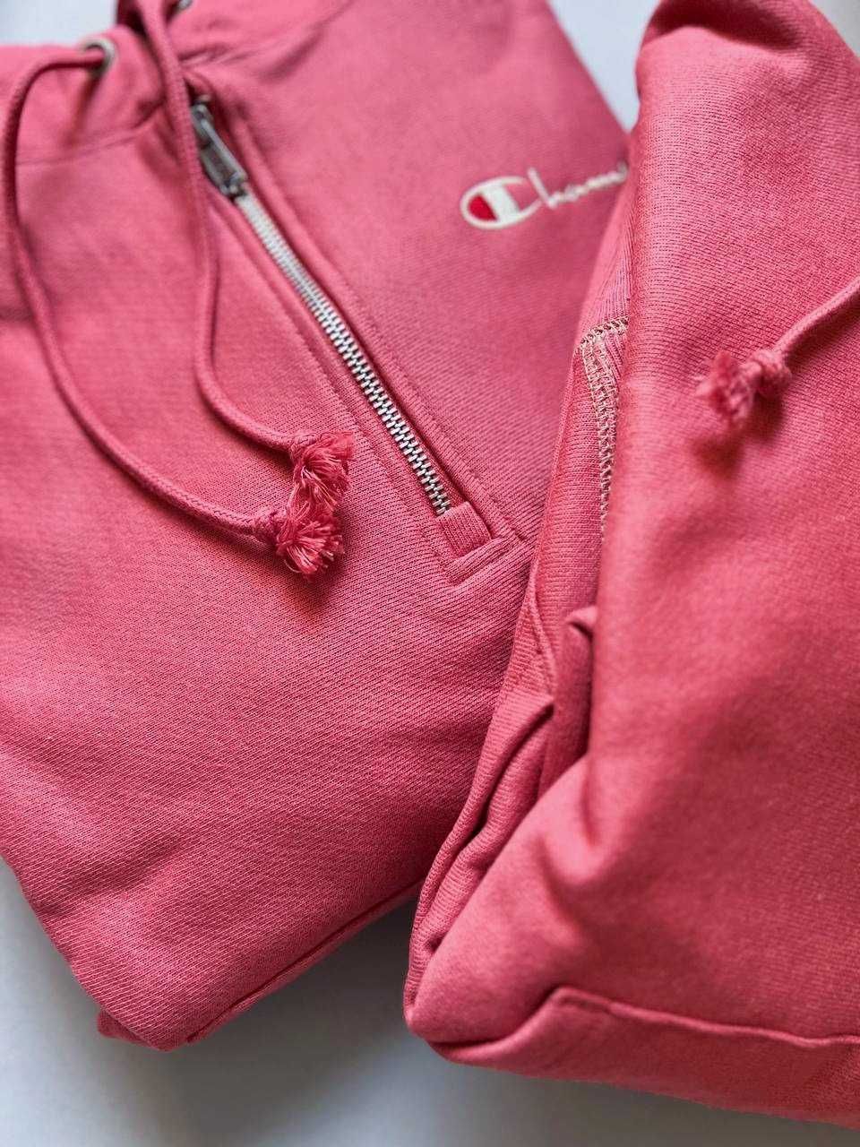 Худі 1/4 zip Champion - white/ grey/ pink/ black - [S & L sizes]
