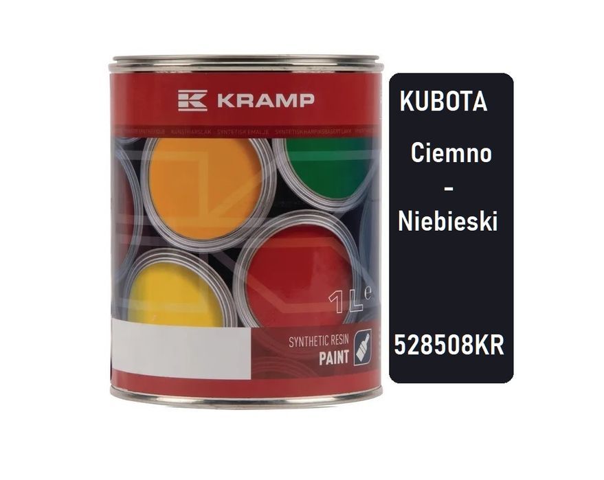 Lakier do Ciągników KUBOTA 528508KR Ciemno Niebieski 1L