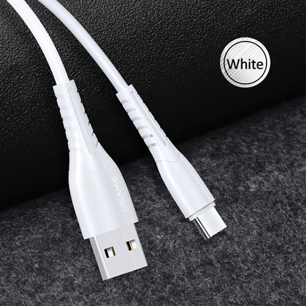 Kabel USB-C USAMS U35 2A Fast Charge 1M - Biały