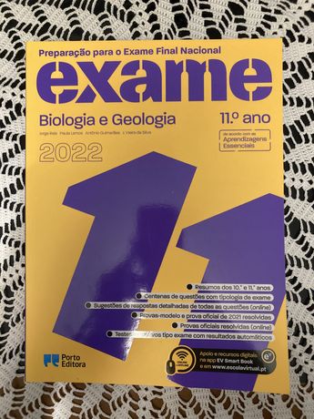 Livro de Preparação para o Exame de Biologia e Geologia 11.°ano - 2022